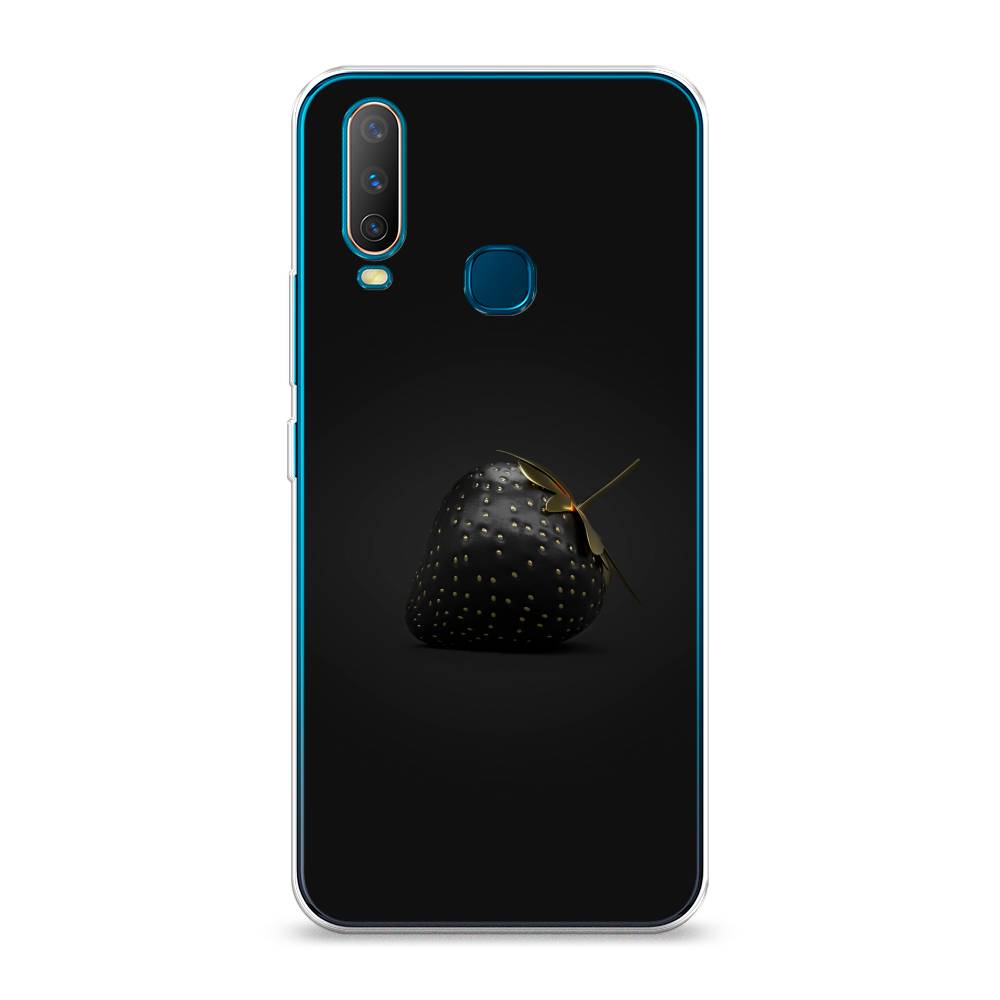 

Чехол Awog на Vivo Y12/Y17 "Черная клубника", Разноцветный, 261850-10
