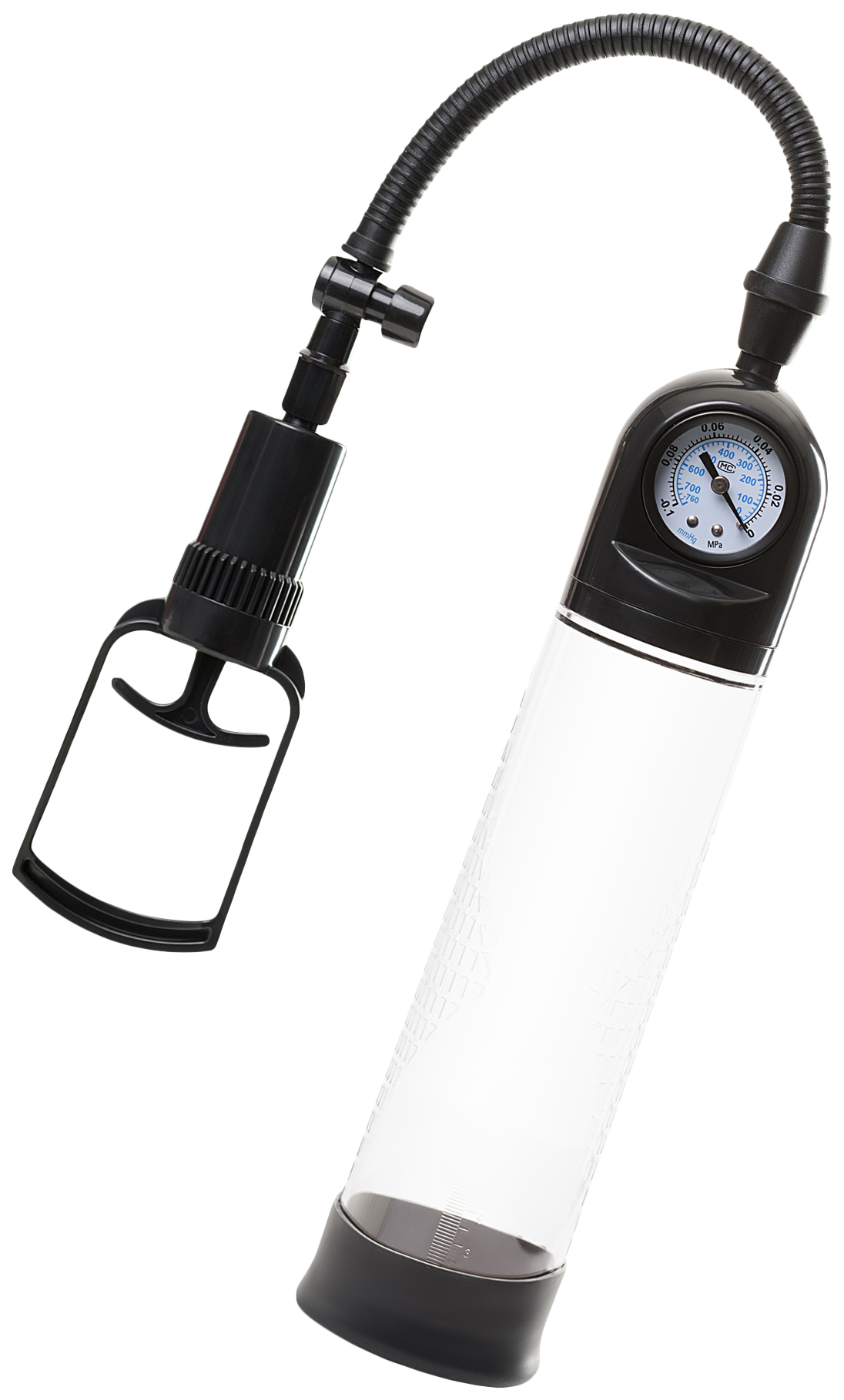 Мощная вакуумная помпа с манометром