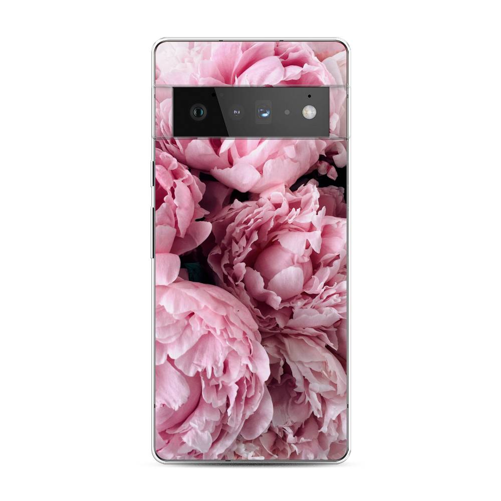 фото Чехол awog "нежные пионы" для google pixel 6 pro