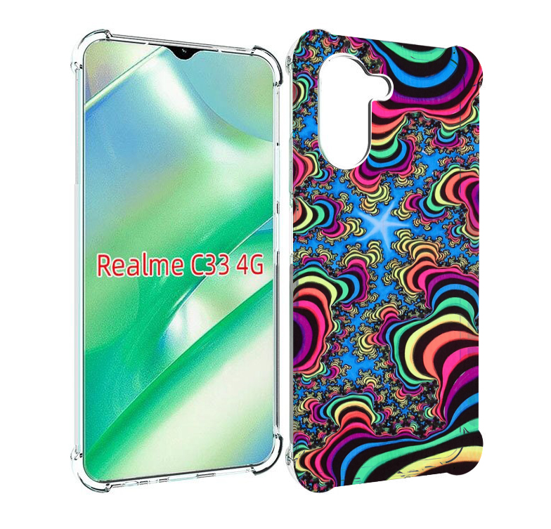 

Чехол MyPads щупальца иллюзия для Realme C33 4G, Прозрачный, Tocco