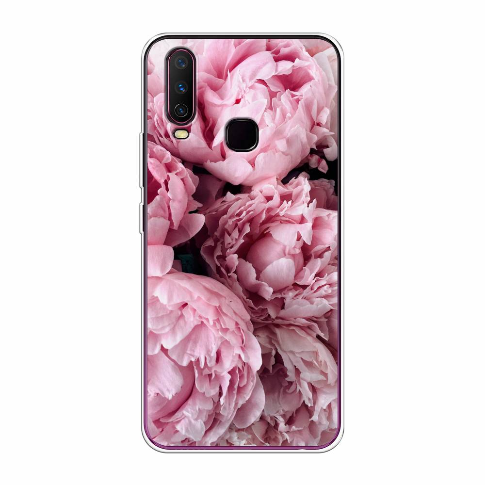 фото Чехол awog "нежные пионы" для vivo y17