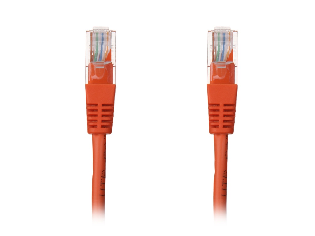 

Сетевой кабель Delux UTP cat.5e RJ-45 2m Orange, 2m orange