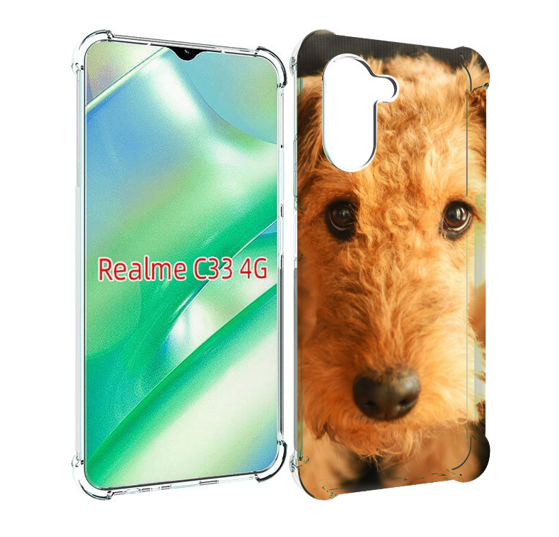 

Чехол MyPads эрдельтерьер для Realme C33 4G, Прозрачный, Tocco