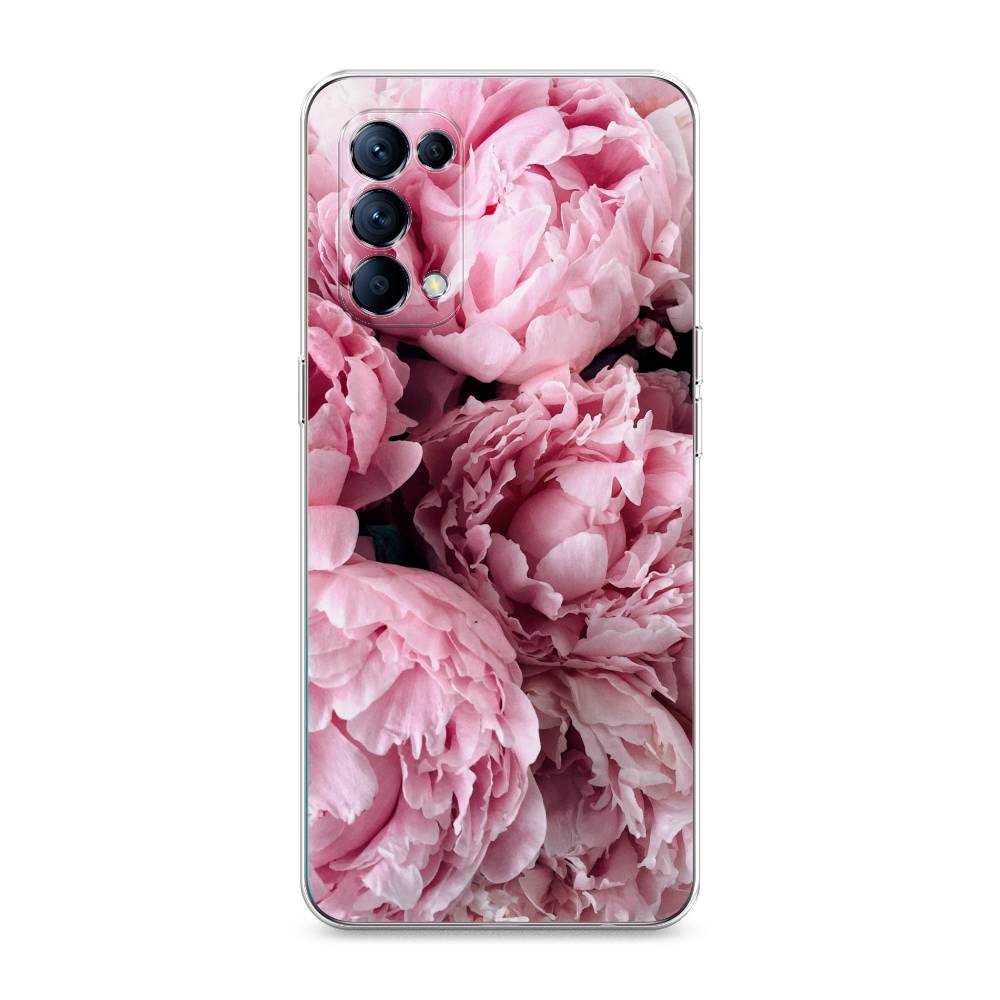

Чехол Awog на Oppo Reno 5 "Нежные пионы", Разноцветный, 255250-8