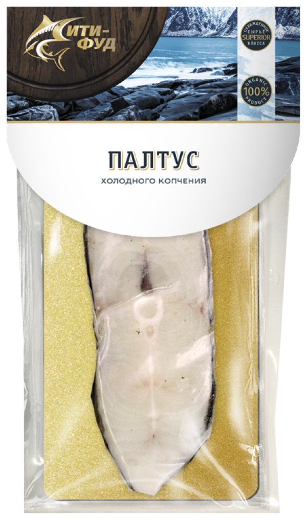 

Палтус Сити-фуд холодного копчения 150 г