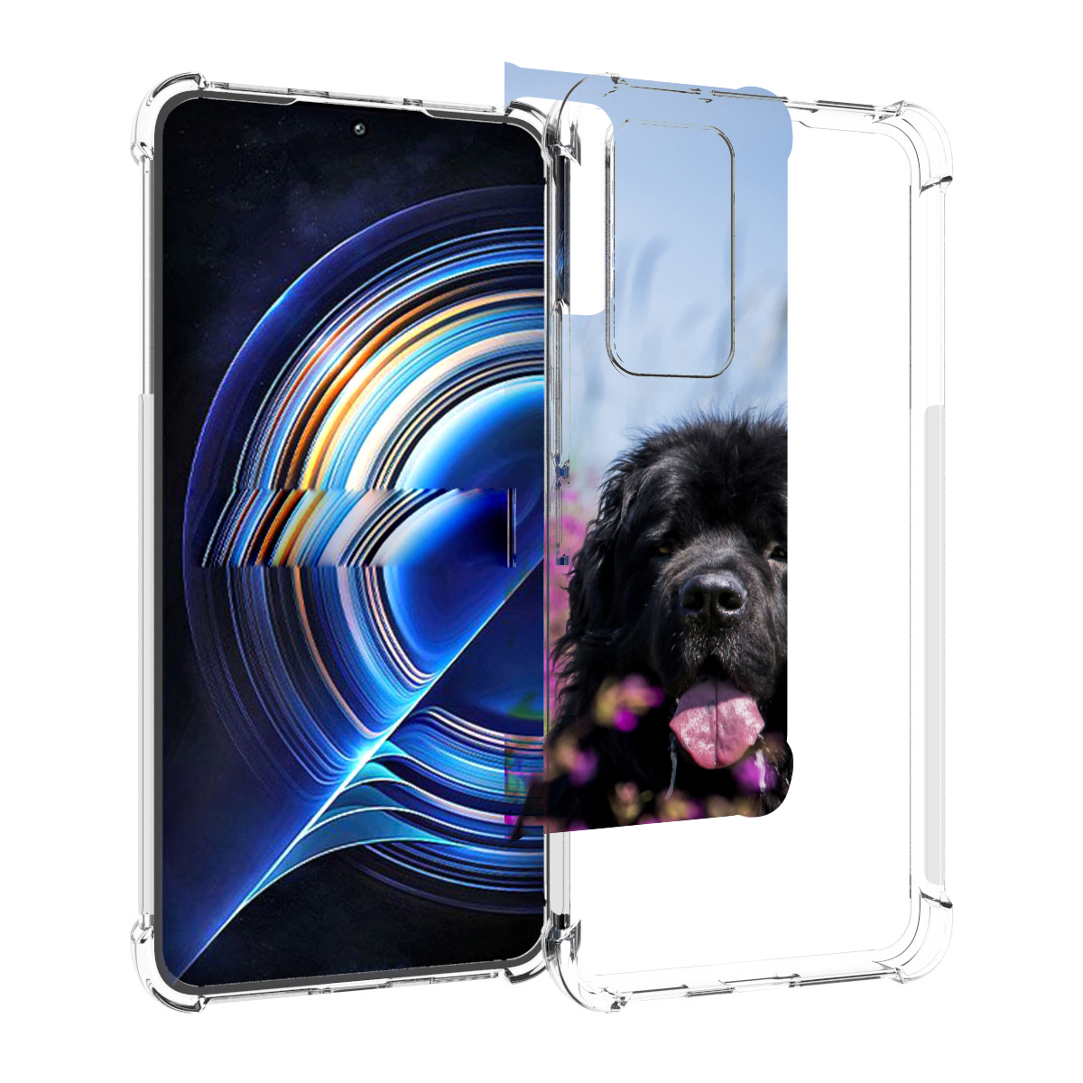 

Чехол MyPads ньюфаундлед для Tecno Camon 19 Neo, Прозрачный, Tocco