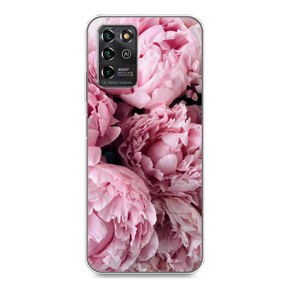 фото Чехол awog "нежные пионы" для zte blade v30 vita