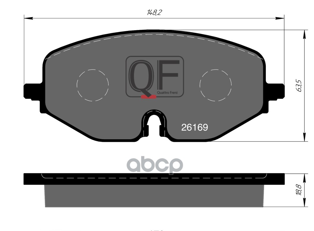 

КОЛОДКИ ТОРМОЗНЫЕ QUATTRO FRENI qf509500