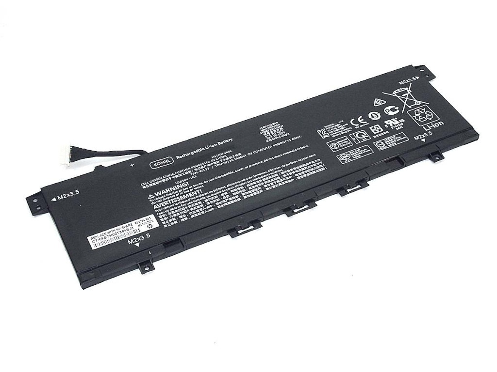 

Аккумулятор Vbparts (схожий с KC04XL) для HP ENVY 13-AH 15.4V 3454mAh 079092, HP ENVY 13-AH