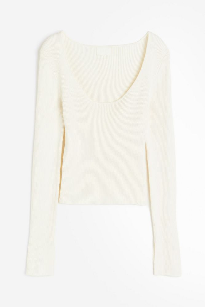 

Джемпер женский H&M 1209830 белый 2XL, 1209830