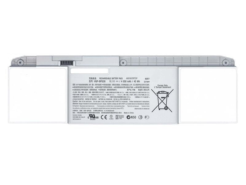 

Аккумулятор Vbparts для Sony Vaio SVT11 / SVT13 VGP-BPS30 45Wh 014647, Sony Vaio SVT11 / SVT13 VGP-BPS30