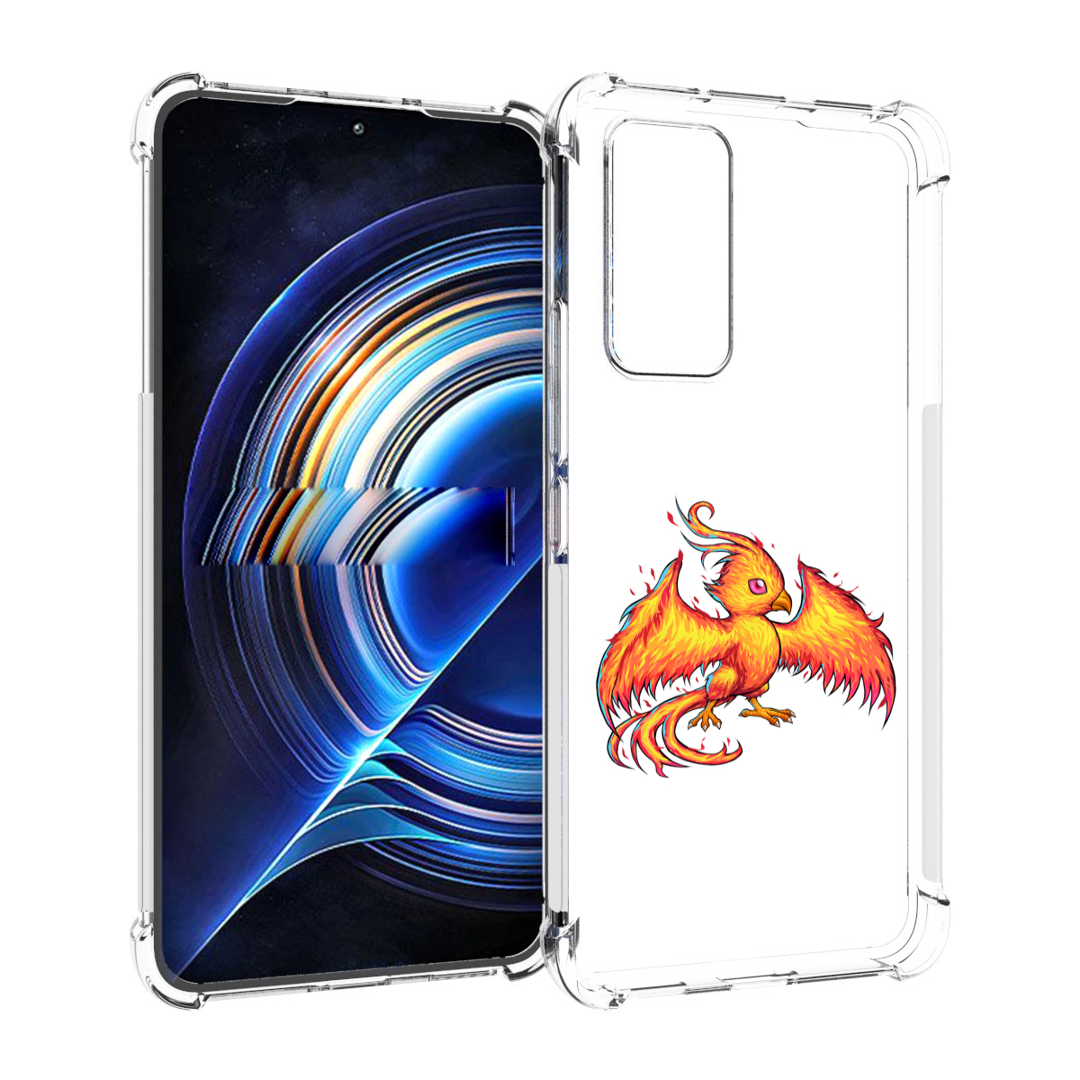 

Чехол MyPads огненная-птичка для Tecno Camon 19 Neo, Прозрачный, Tocco
