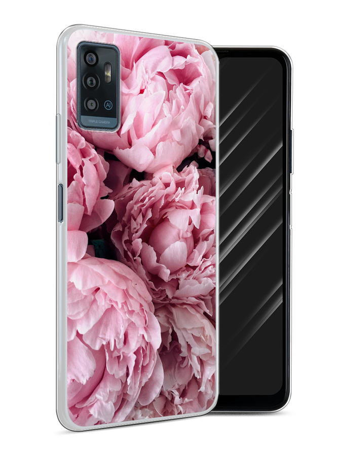 

Чехол Awog на ZTE Blade A71 / ЗТЕ Блэйд A71 "Нежные пионы", Разноцветный, 134450-8