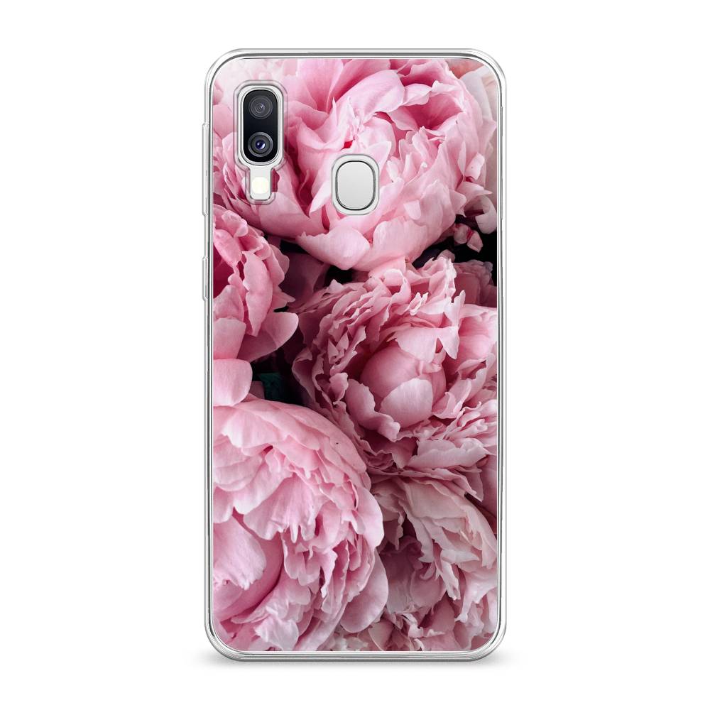 

Чехол Awog на Samsung Galaxy A40 "Нежные пионы", Разноцветный, 28050-8