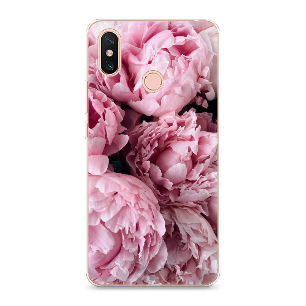 

Чехол Awog на Xiaomi Mi Max 3 "Нежные пионы", Разноцветный, 34350-8