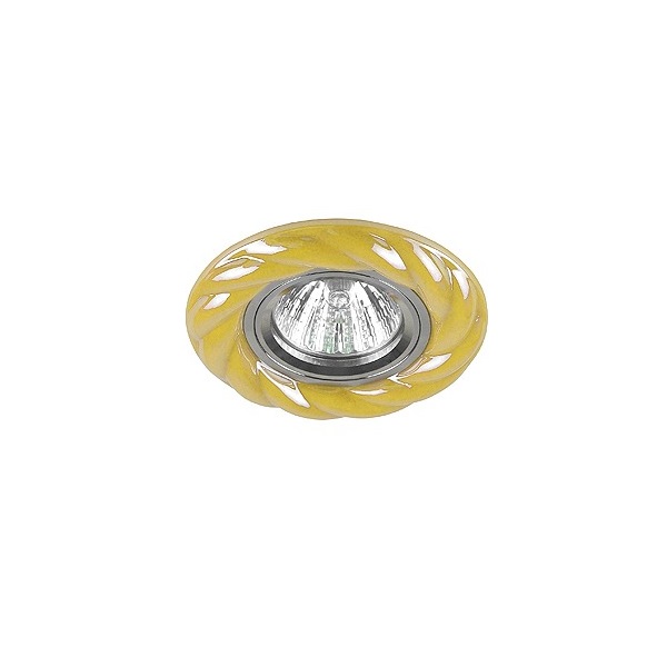 

Светильник декор DK4 CH/YL MR16 12/220V керамика желтый/хром ЭРА