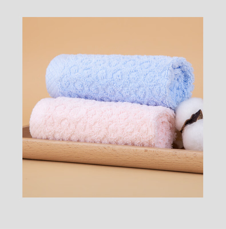 

Набор полотенец для рук, хлопок, синий, розовый, 25x25 см 10 шт, SM100015035514