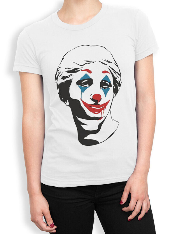 

Футболка женская Dream Shirts Джокер Женская 50008641 белая L, " Джокер " Женская 50008641