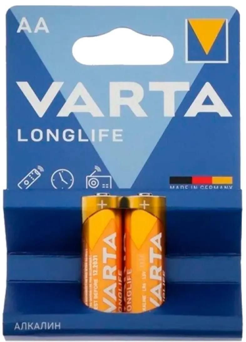 

AA Батарейка VARTA Longlife LR6 Alkaline, 2 шт.