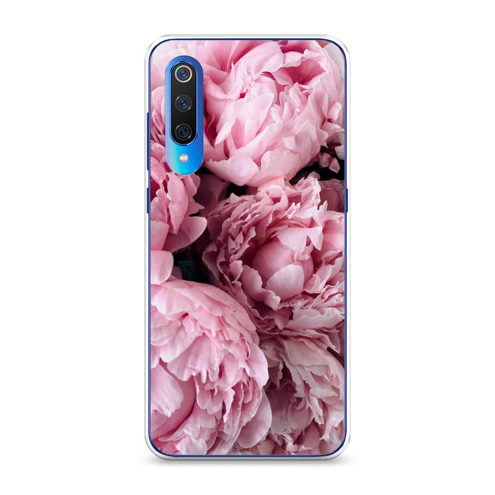 фото Чехол awog "нежные пионы" для xiaomi mi 9