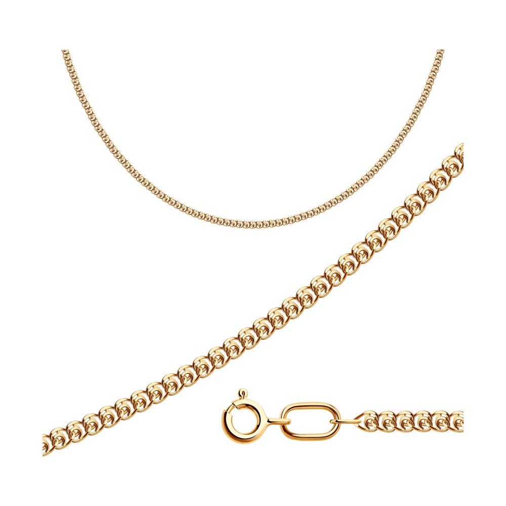 

Цепочка из серебра 45 см SOKOLOV 988080302, 988080302