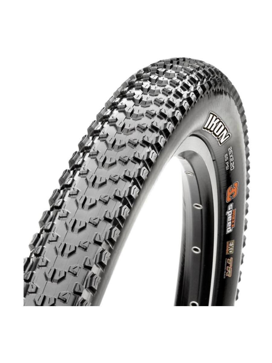 

Велопокрышка Maxxis Ikon 29X2.20 57-622 Foldable Exo/Tr (Б/Р) 2024, Черный, Ikon