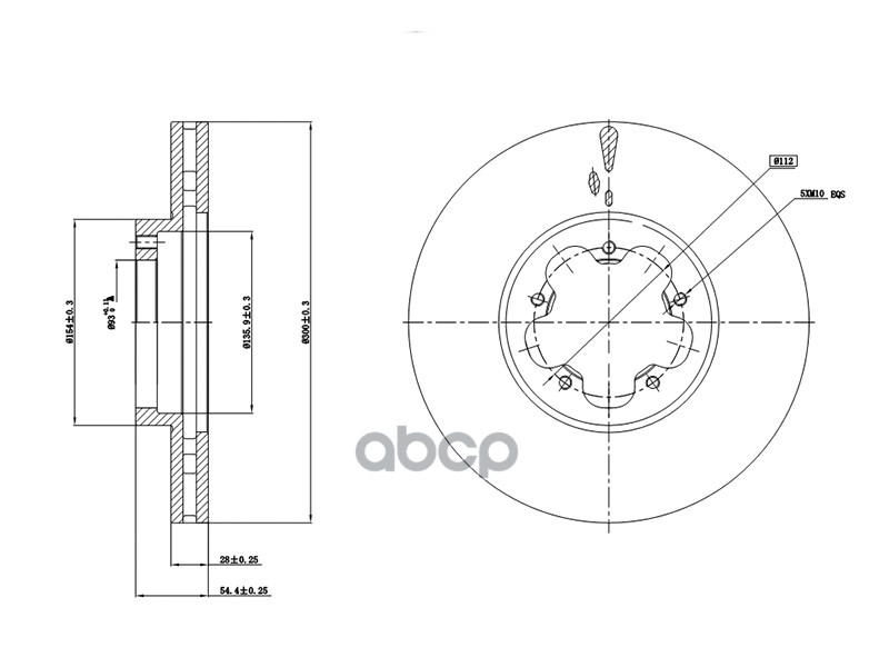 

Диск Тормозной Перед Ford Transit 06- Sat арт. ST-1546747