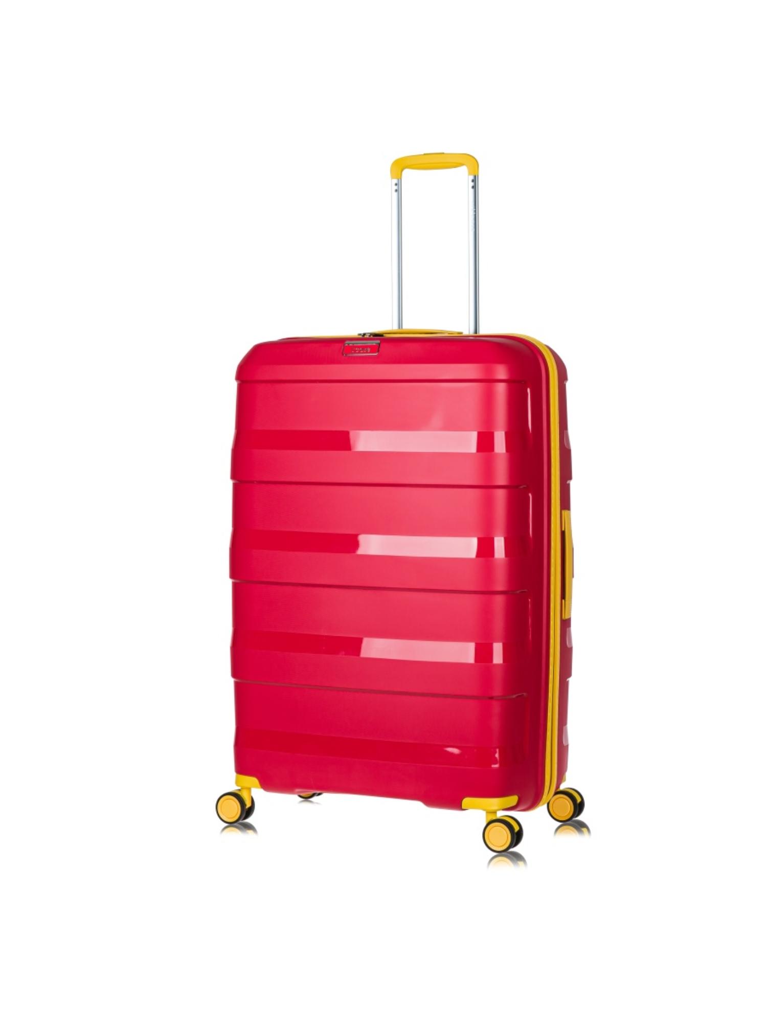 

Чемодан унисекс L'Case MONACO красный, 67,5х45х27 см, MONACO