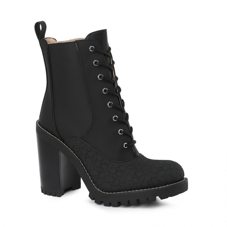 

Женские ботильоны COACH haven rubber boot C5882 цв. черный 37 EU