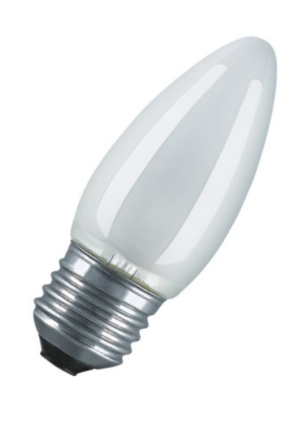 

Лампа Osram Е27 60W свеча матовая