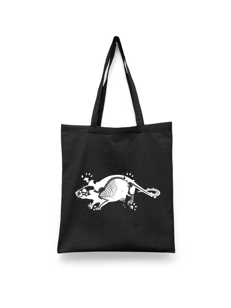 

Шоппер унисекс Каждому Своё Мышь/Крыса/Mouse/Rat JJMS44, черный, Мышь/Крыса/Mouse/Rat JJMS44