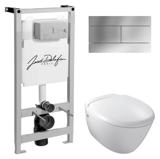 

Комплект Подвесной унитаз Jacob Delafon Presquile E4440 + Инсталляция Jacob Delafon E5504-