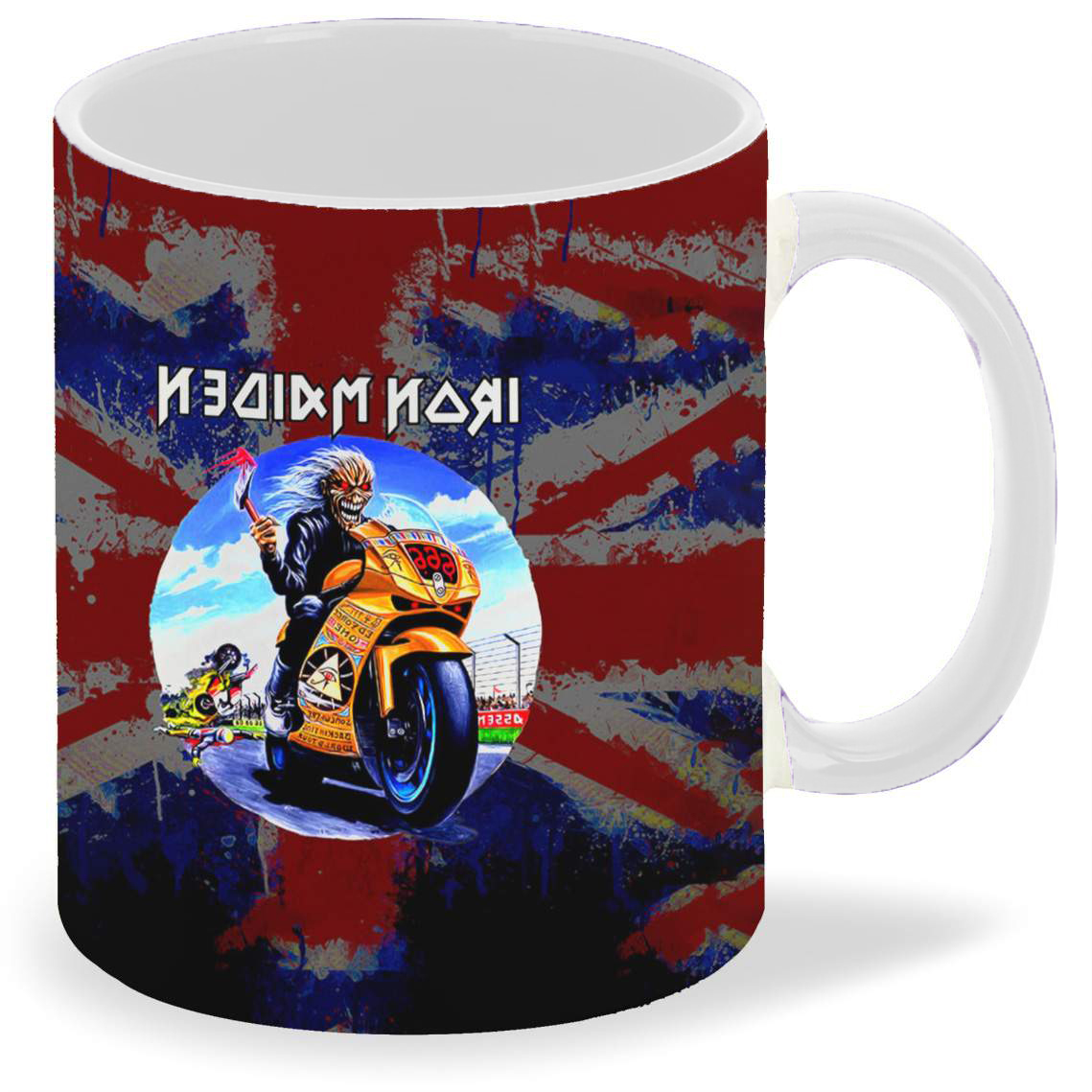 

Кружка CoolPodarok iron maiden мотоцикл