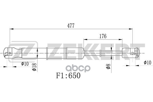 

Пружина Газовая Багажника Opel Astra J Sports Tourer 10- Zekkert арт. GF2335