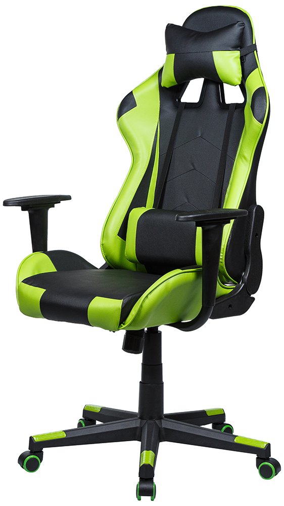 фото Игровое кресло raybe k-5727 зеленое