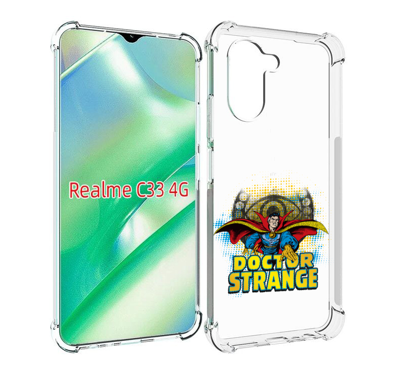 

Чехол MyPads доктор стренж рисунок для Realme C33 4G, Прозрачный, Tocco
