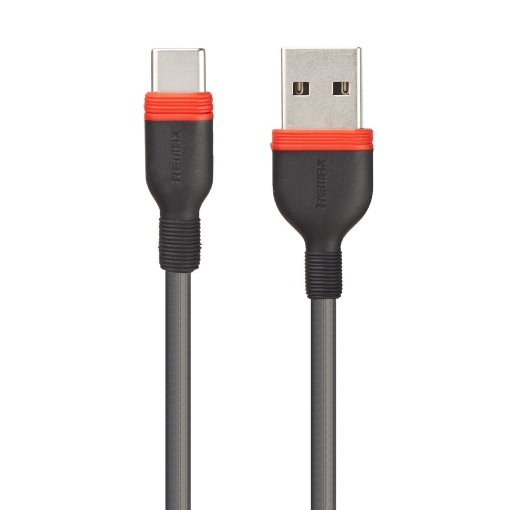 

Кабель USB REMAX RC-126a Choos Type-C, 2.4А, 1 м, TPE, черный