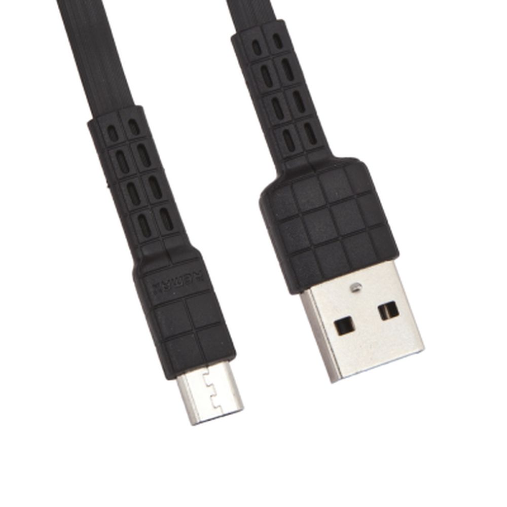 

Кабель USB REMAX RC-116m Armor MicroUSB, 2.4А, 1 м, TPE, черный