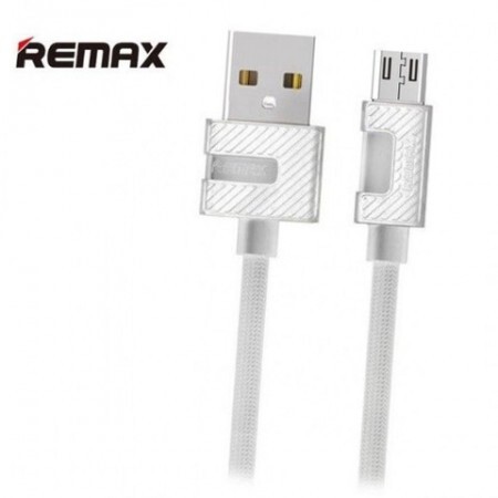 

Кабель USB REMAX RC-089m Metal, USB - MicroUSB, 2.4А, 1 м, белый