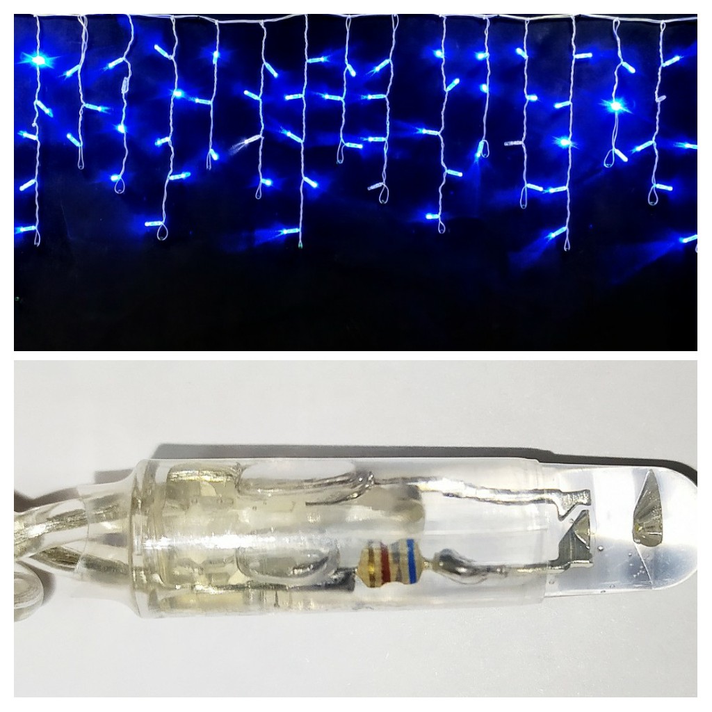 

Бахрома световая Мастерская Деда Мороза PVCICICLE-IP65-3*0.5-120LEDS-F-B 3х0,5 м синий