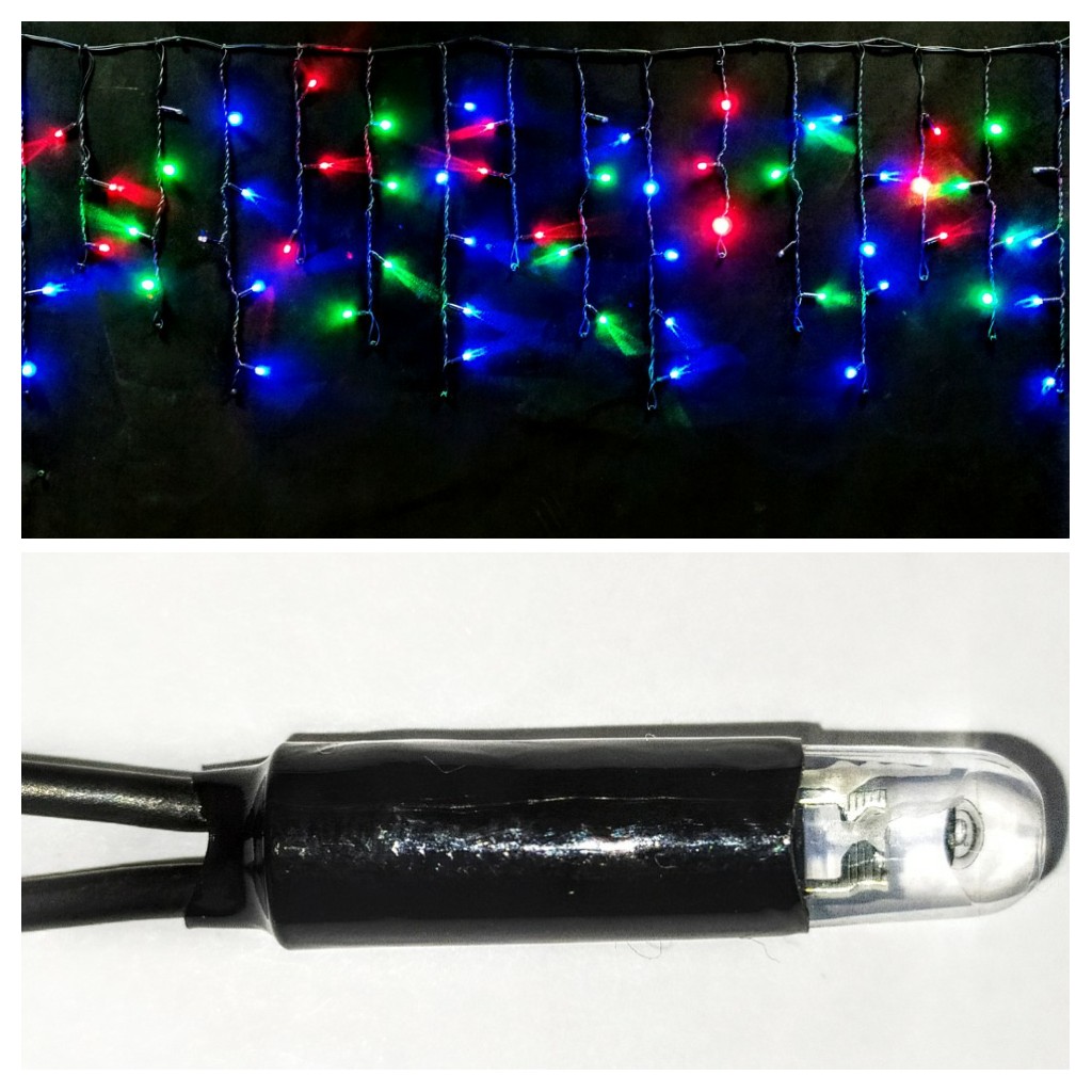

Бахрома световая Мастерская Деда Мороза RWICICLE-120LEDS-F-M 3х0,5 м разноцветный