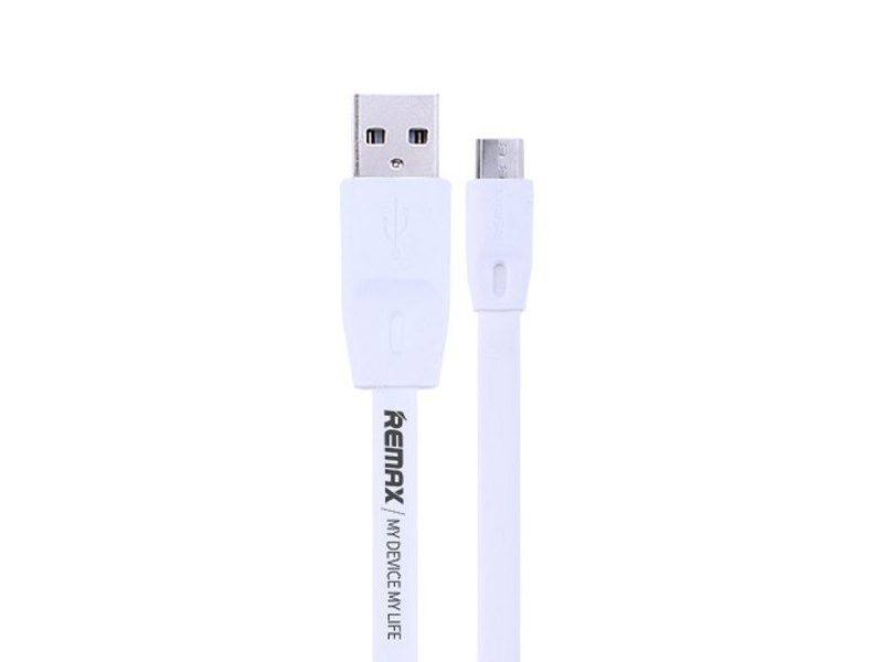 

Кабель USB REMAX RC-001m Full Speed, USB - MicroUSB, 2.1А, 2 м, белый