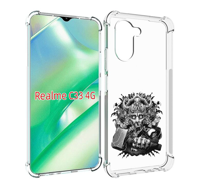 

Чехол MyPads злой тор для Realme C33 4G, Прозрачный, Tocco