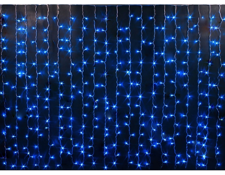 фото Гирлянда электрическая мастерская деда мороза pvcl-2*1.5m-20-300leds-b