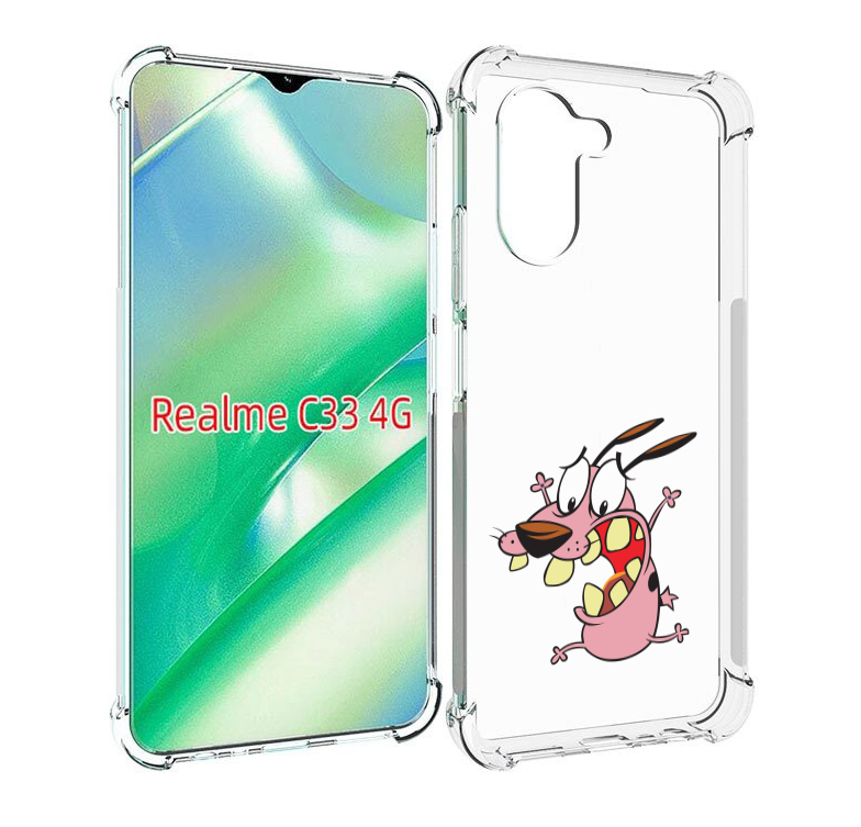 

Чехол MyPads зубастый бобик для Realme C33 4G, Прозрачный, Tocco