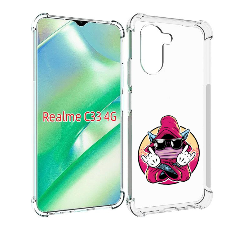 

Чехол MyPads йоу для Realme C33 4G, Прозрачный, Tocco