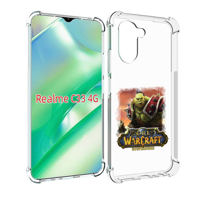 

Чехол MyPads Варкрафт для Realme C33 4G, Прозрачный, Tocco