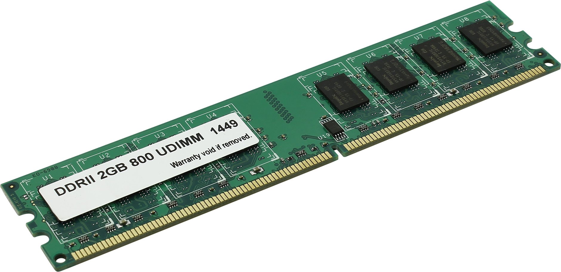 

Оперативная память Hynix HY DDR2 DIMM 2GB PC2-6400 800MHz