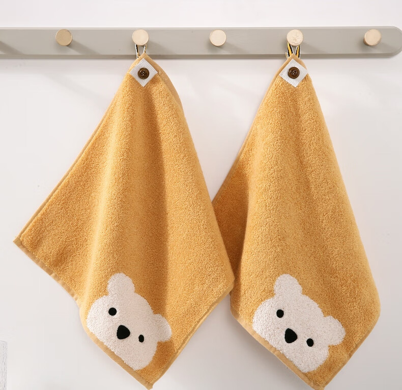 

Детское полотенце из хлопка, коричневое, 31x30 см, SM4923470