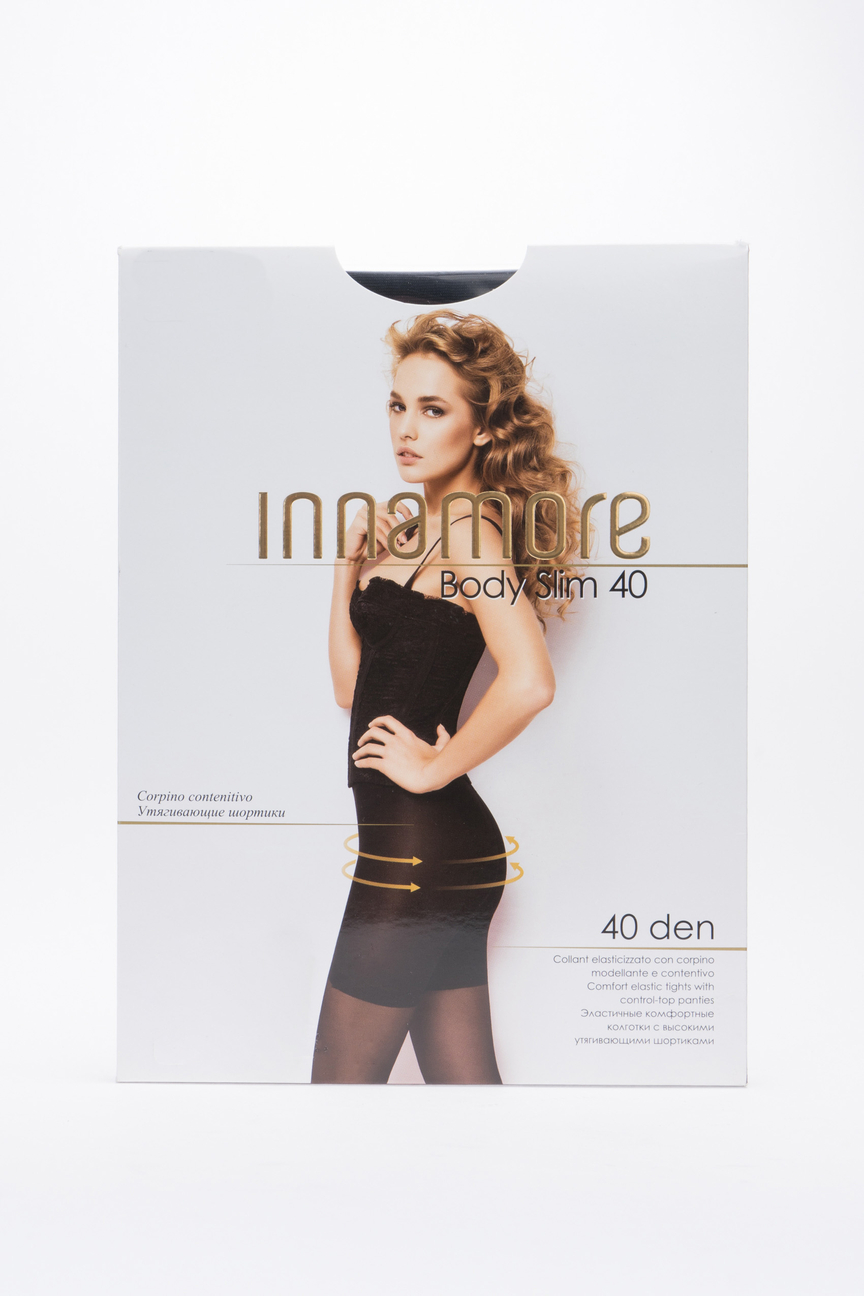 

Колготки женские Innamore Body Slim 40 черные, Черный, Body Slim 40